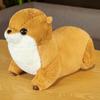 Simulation Adorable Lutra Plush Playthings Stuffed Realistic Otter Animal Doll Gentle Seal Pillow designed for Children Girls Birth Date Present