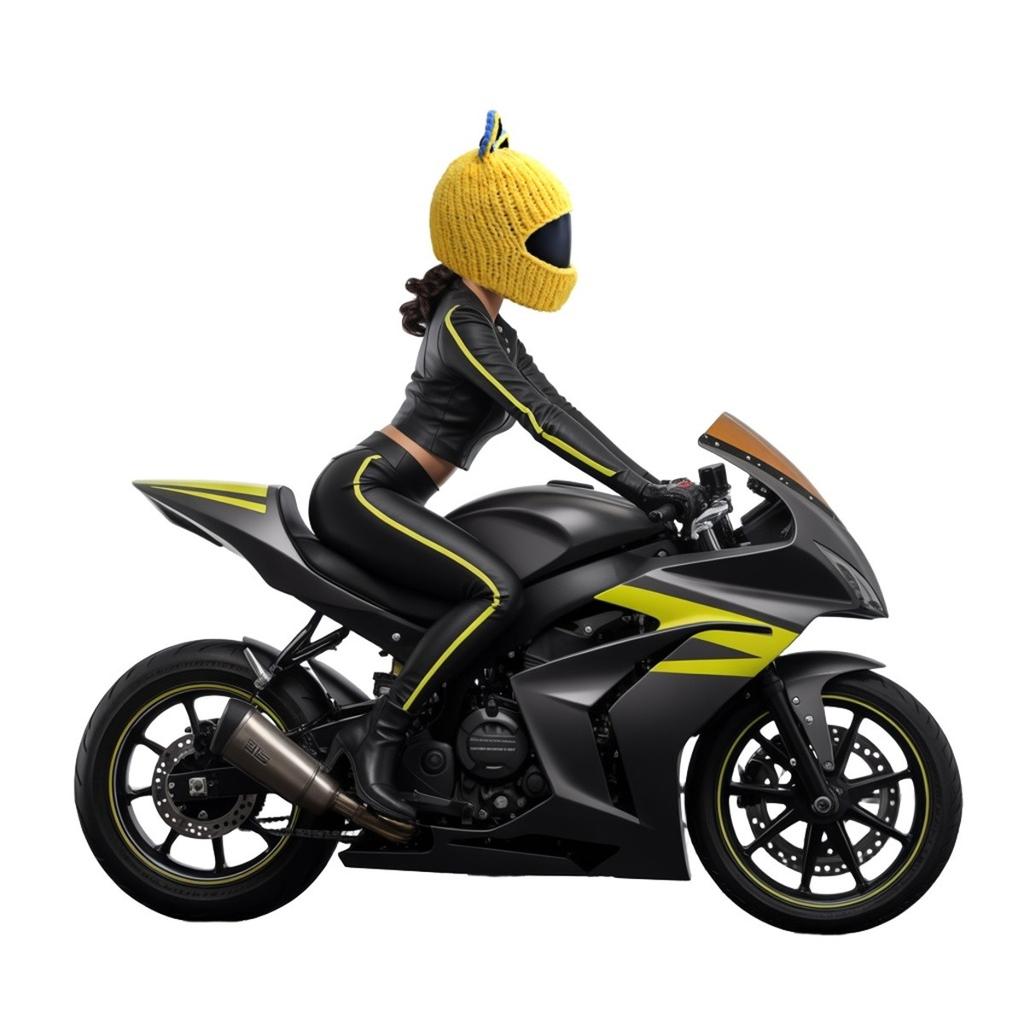 Czapka na kask Cat Rider