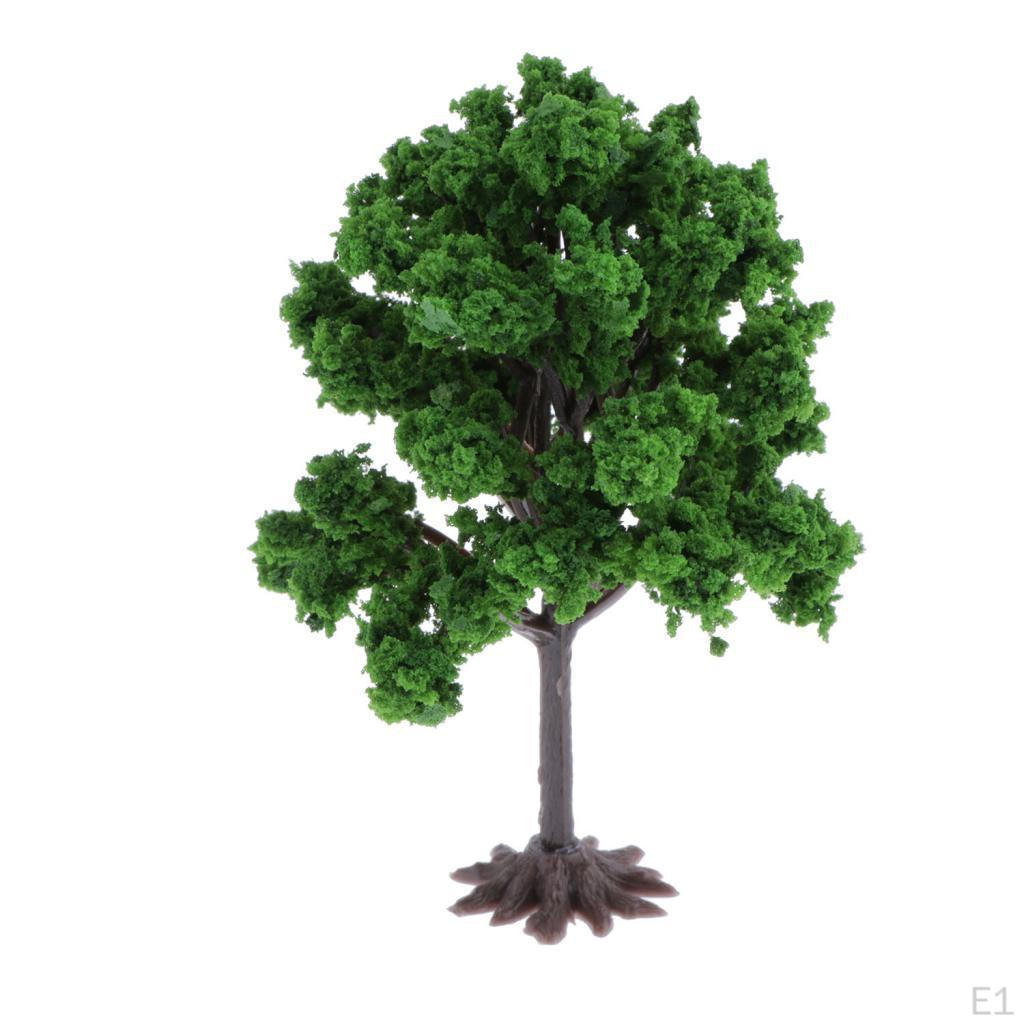 3x Model Tree Train Scenery Artificial Flower Trees for crafts, Building Model, Landscape