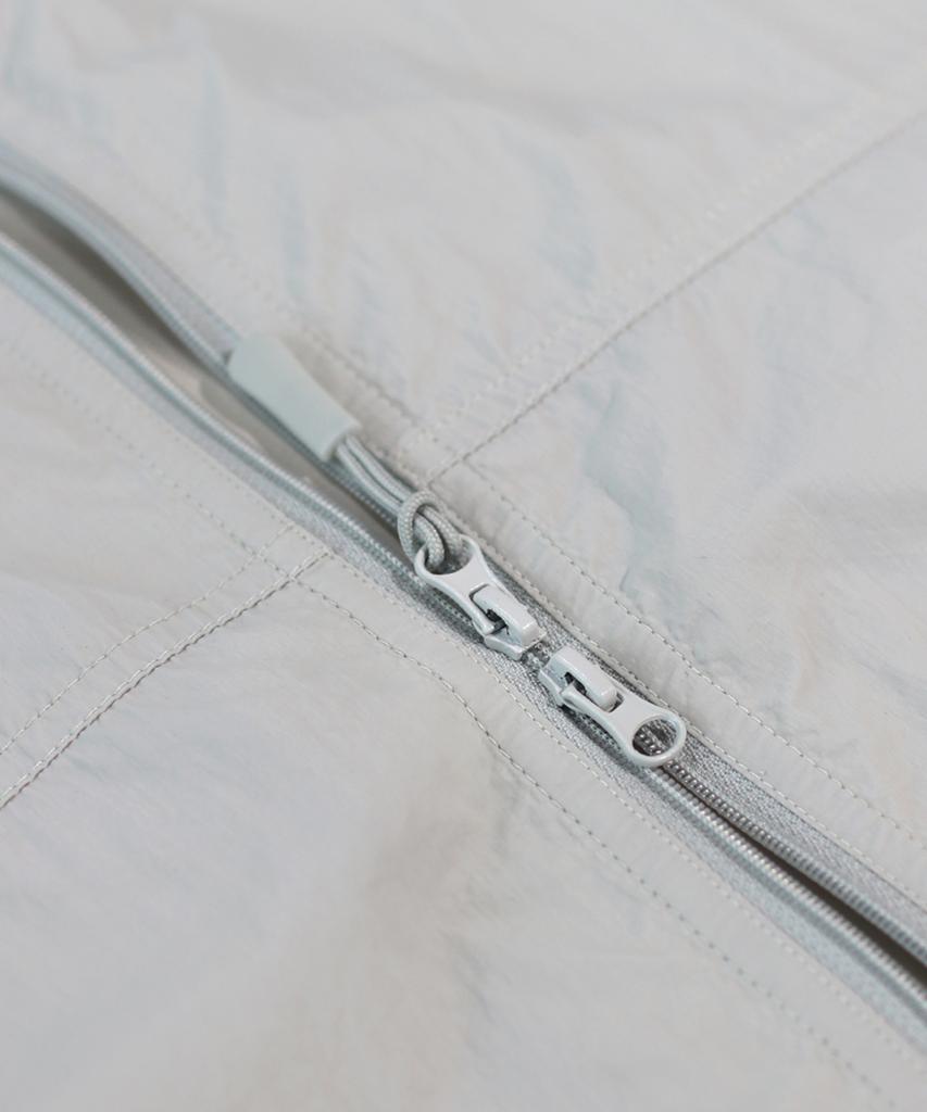 Masmarulez Apparel Essential Two Way Light Windbreaker_Light Gray
