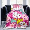 1pc Magical Adventure Hello Kitty's Blanket, Soft Throw for Home Decor, Gift Idea for Family and Friend, Seasonal Use, Living Room, Travel, Camping, C