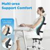 Long Back Support Pillow for Caravans Recliner Sitting, Memory Foam Cushion for Car Seat Office Chair, Desk Chair, Gaming Chair