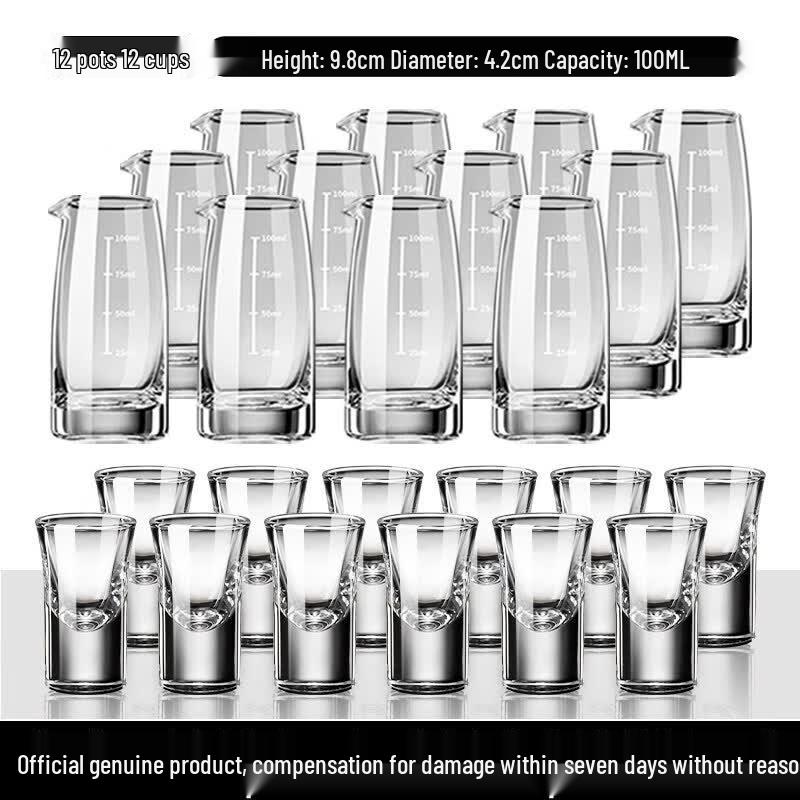 UO SO Handmade Glass Baijiu & Liquor Set
