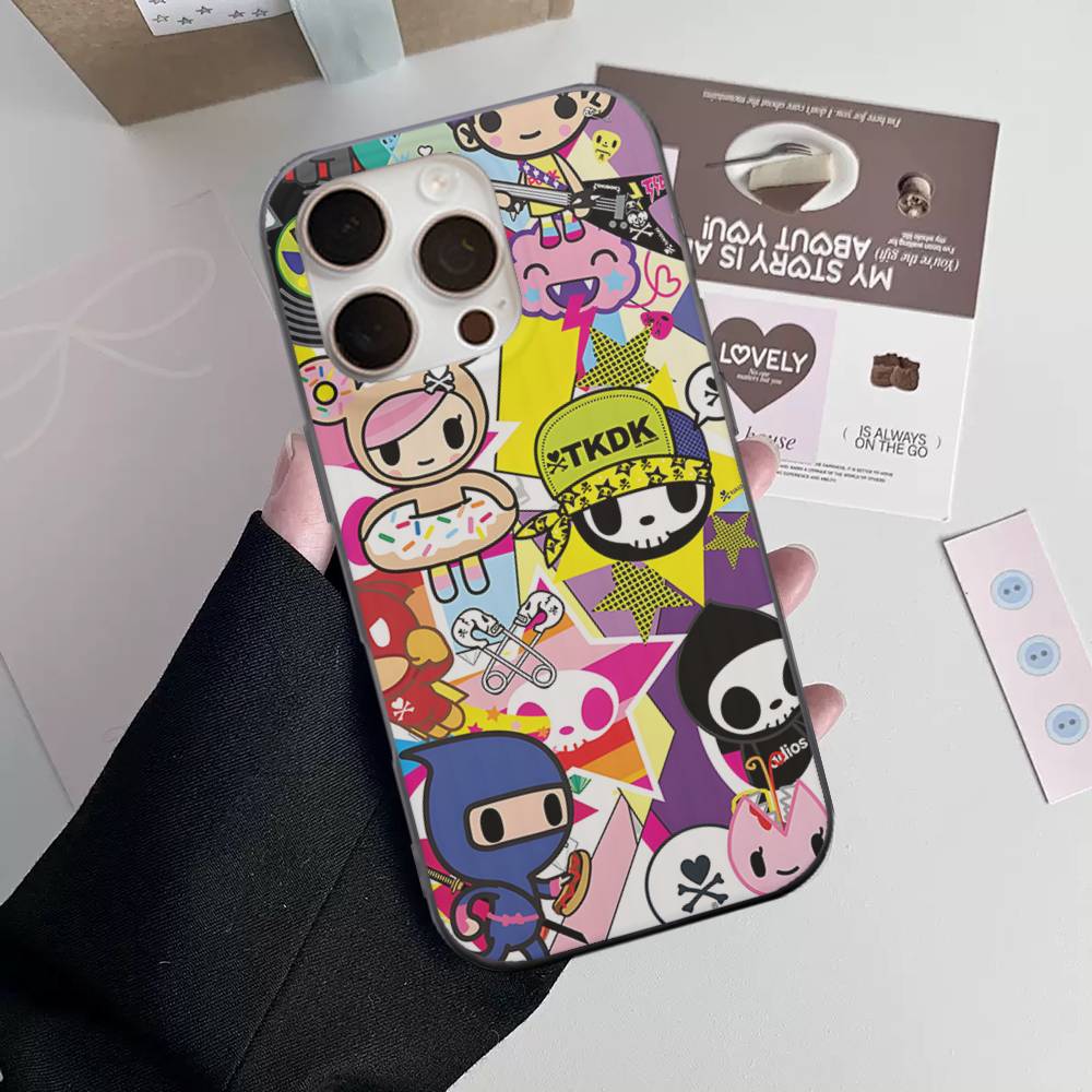 H-Hazbin Hotel Angel Soft Corrugated Phone Case For IPhone 11 12 13 14 15 16 17 Pro Max Plus Ripple Silicone Cover