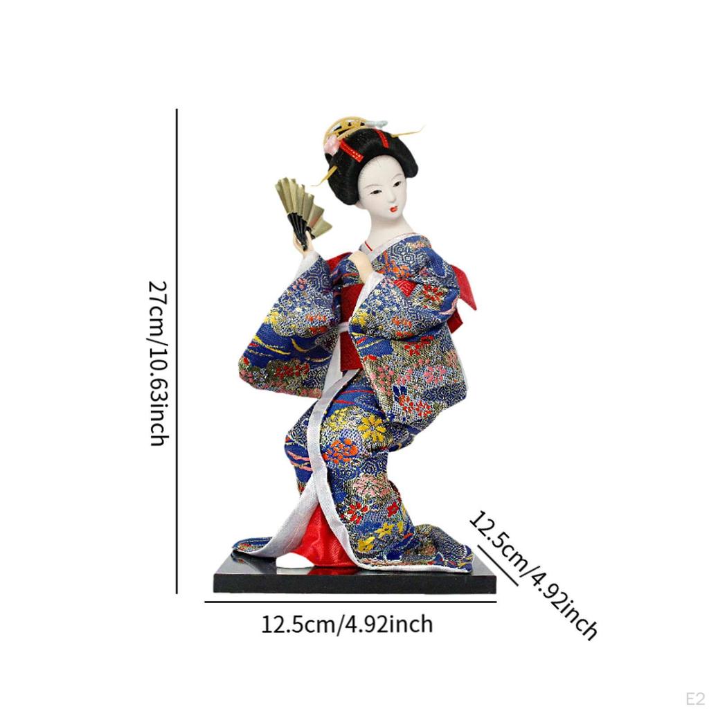 Asiatische Kabuki-Figur, Japan, Kimono-Mädchen, Skulptur, Bastelgeschenk, japanische Puppe für Badezimmer