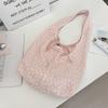 New Lace-up Light Shoulder Bag Summer Large-capacity Vest Bag Bow Commuter Tote Bag