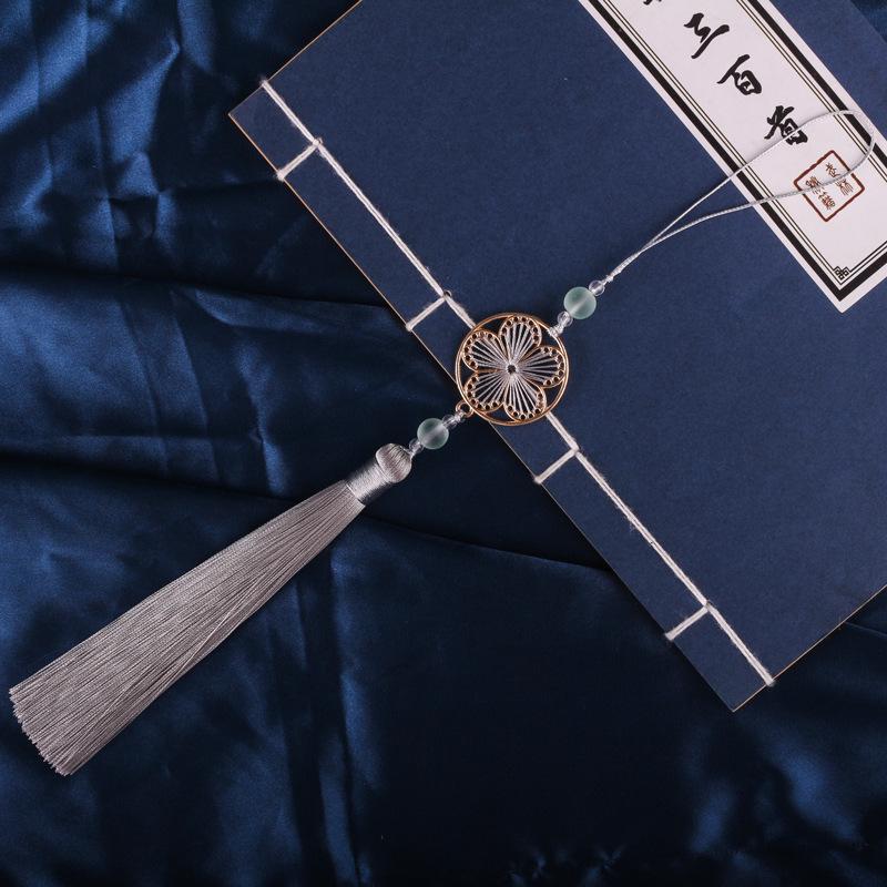 Full Bloom Round Moon Tassel DIY Handmade Hanfu Bag Pendant Cheongsam Ornament