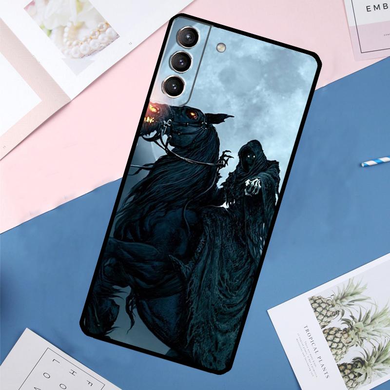 Death Grim Reaper Skull Case For Samsung Galaxy S25 Ultra S24 S23 S22 S21 Ultra S9 S10 Plus S23 FE S25 FE Back Cover
