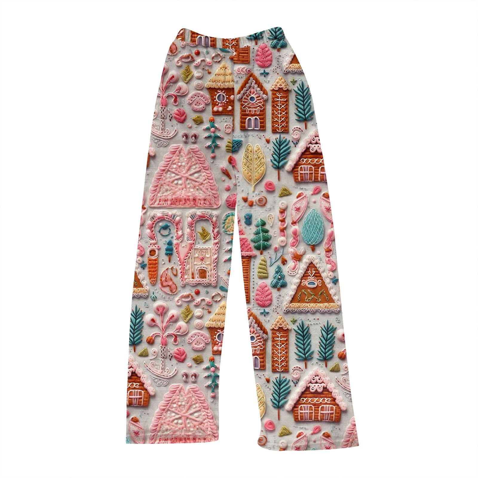 

Жіночі зимові штани в клітку, повна довжина, довгі штани, спортивні штани XL