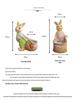 Cartoon Rabbit Flower Pot: Creative Outdoor Succulent Ornament for Gardens and Kindergartens