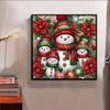 New Arrival 5D DIY Full Circle Diamond Painting "Christmas Snowman" Embroidery Cross Stitch Home Decoration Gift
