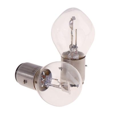 2ks Halogenové světlomety Žárovky ATV Moped Skútr Světla 12V 35W B35 Ba20D Motor