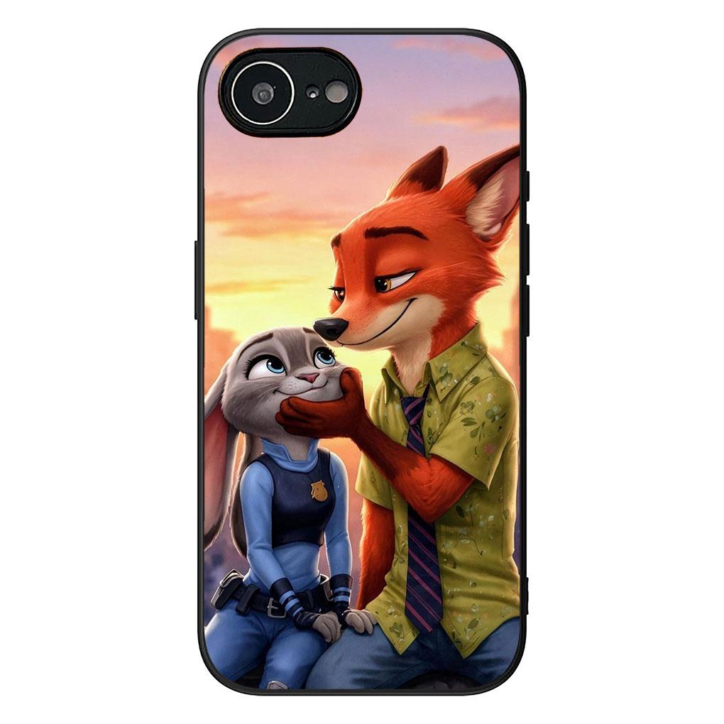 

Чохол для телефону Apple iPhone 17 16 14 15 Pro Max Plus 15+ 16E XR ProMax Air 16+ Чохол Zootopia Джуді Нік Гаріс Зверополіс 2 iPhone 16e
