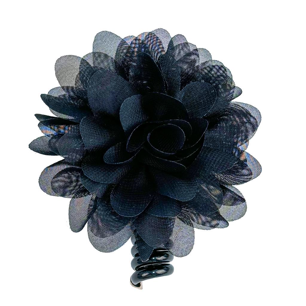 Women Chiffon Flower Elastic Hair Rope Bands Cute Girls Telephone Wire Line Elasticity Hair Ties For Kids Girls Hair Accessories