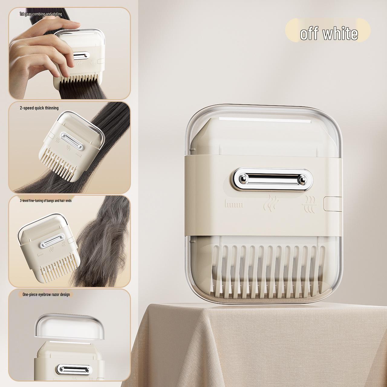 Six-in-One Adjustable Hair Trimmer & Styling Comb for Girls Six-in-One Trimmer