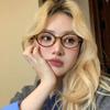 Korean Retro Oval Leopard Anti Radiation Eyeglasses For Women Men Fashion Blue Light Glasses