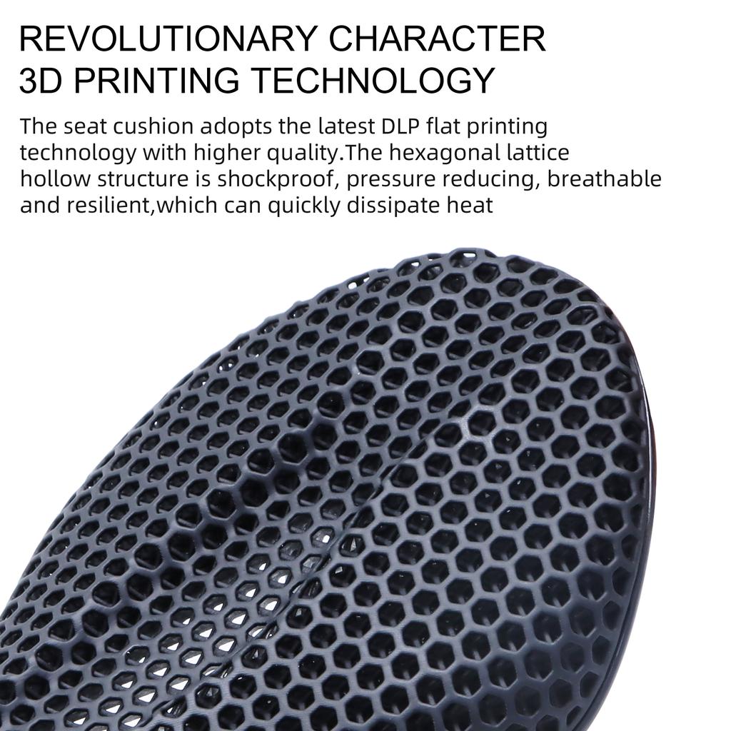 Odier  Comfortable 3D Printed Carbon Fiber Saddle Bike 3d Hollow Design Outdoor Cycling Carbon Fiber Road Bike Saddle