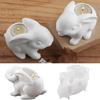 3D Cute Rabbit Candle Holder Silicone Mold DIY Easter Bunny Candlestick Craft Making Plaster Resin Clay Molds Home Holiday Decor