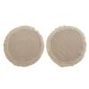 Simple Table Mat Elegant Round Placemats Drinking Coaster Linen Material Place Mats Perfect for Kitchen Dining Tables