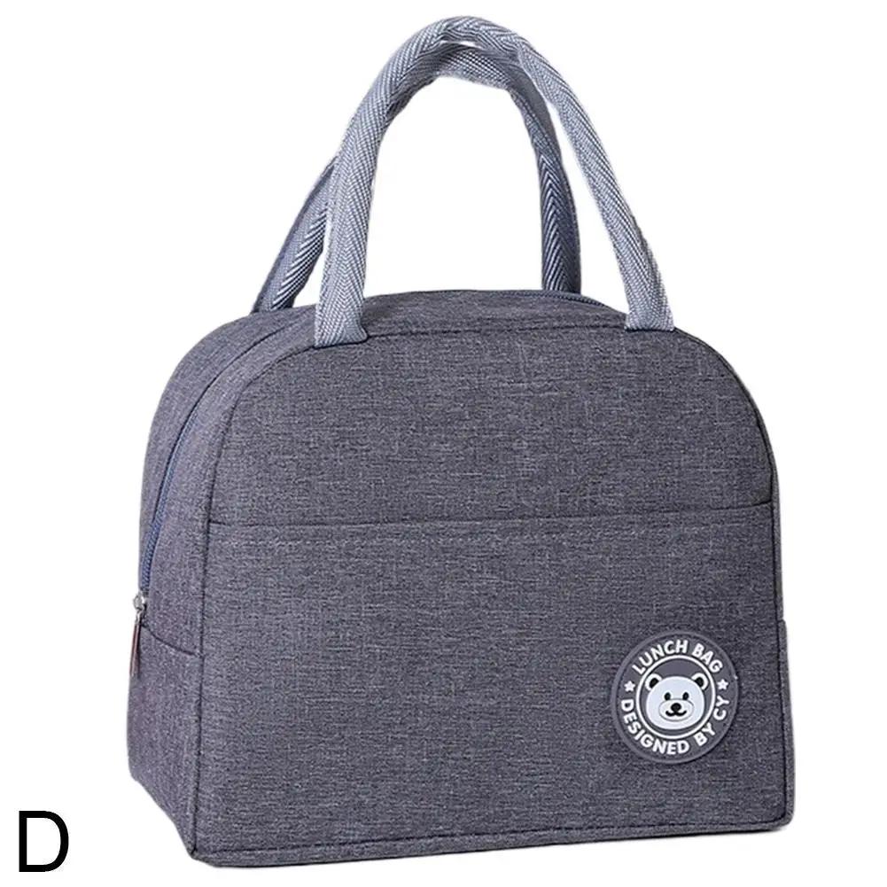 Portable Camping Insulated Lunch Bag Insulation Package Insulated Thermal Food Picnic Bags Pouch For Women Kids Children Ba I3G5