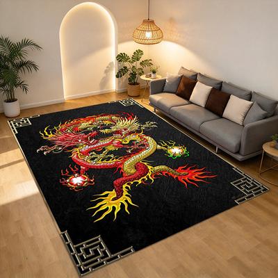 Chinese Dragon Living Room Nonslip Area Rug Soft Carpet For Bedroom Game Playroom Sofa Office Home Decor Doormat Christmas Gift C926635
