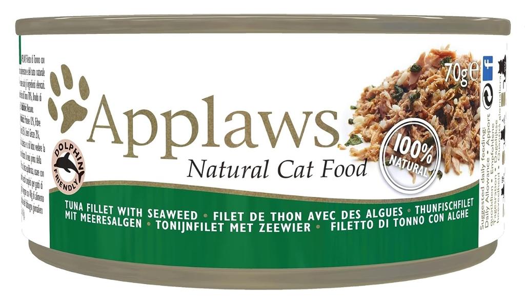 Applaws Premium Tuna & Seaweed Cat Food, 70g