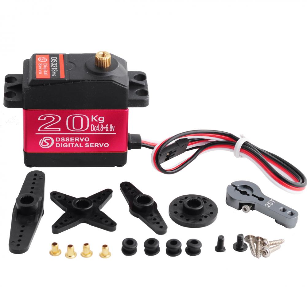 Servo DS3218 PRO Impermeabil 20KG 180 270 Grade Servo de Mare Viteză Angrenaj Metalic Servo Digital Servo RC pentru Mașini RC Scară 1/8 1/10