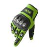 Locomotive gloves men's fitness sports touch screen non-slip outdoor riding protection touch screen stainless steel shell full finger