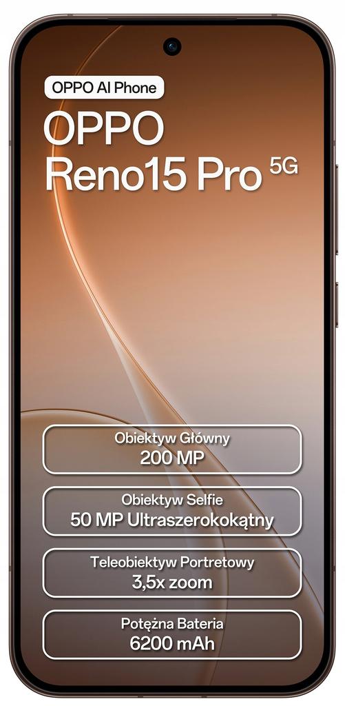 Oppo Reno 15 Pro 5G Smartphone 12/512Gb 6.32" 120Hz 1 Pc