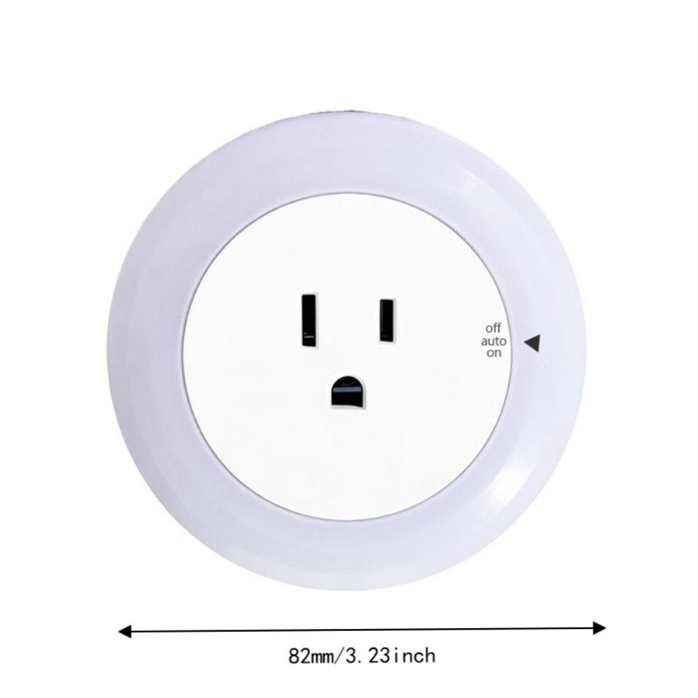 110-240V US Plug Plug In Nightlight Rotating Switch LED Night Light Night Light  Bathroom