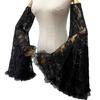 Lightweight Mesh Gothic Gloves Elbow Length Lace Arm Sleeves Women Costume Accessories Halloween Outfit