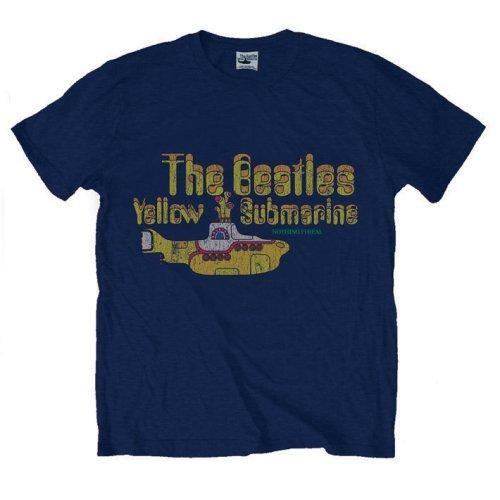 The Beatles Camiseta unisex para adultos Submarino Amarillo Nada es real