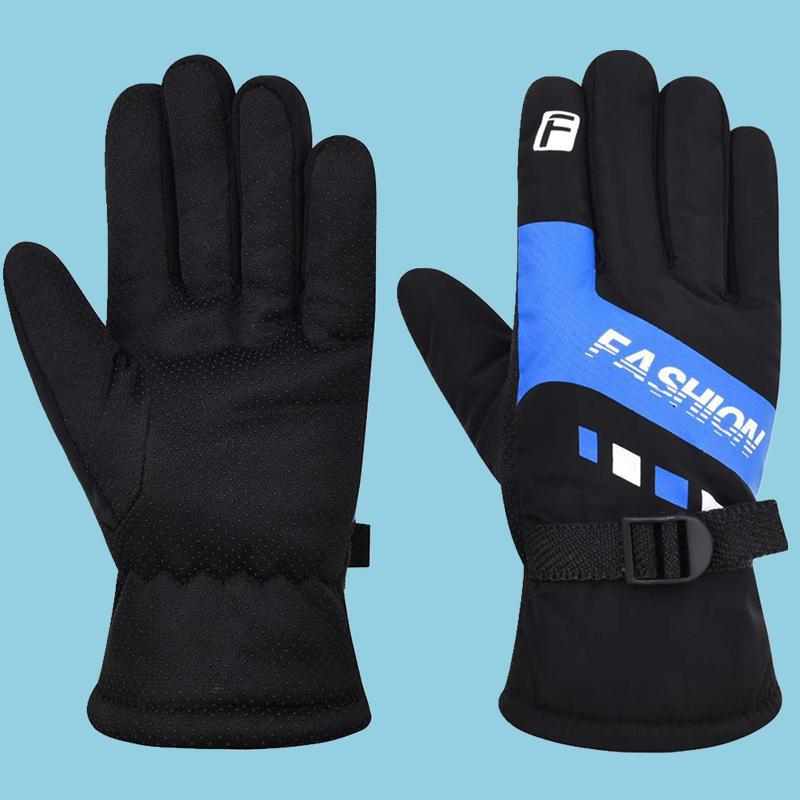 Men's Winter Ski Gloves - Windproof, Thick & Warm Cycling Gloves