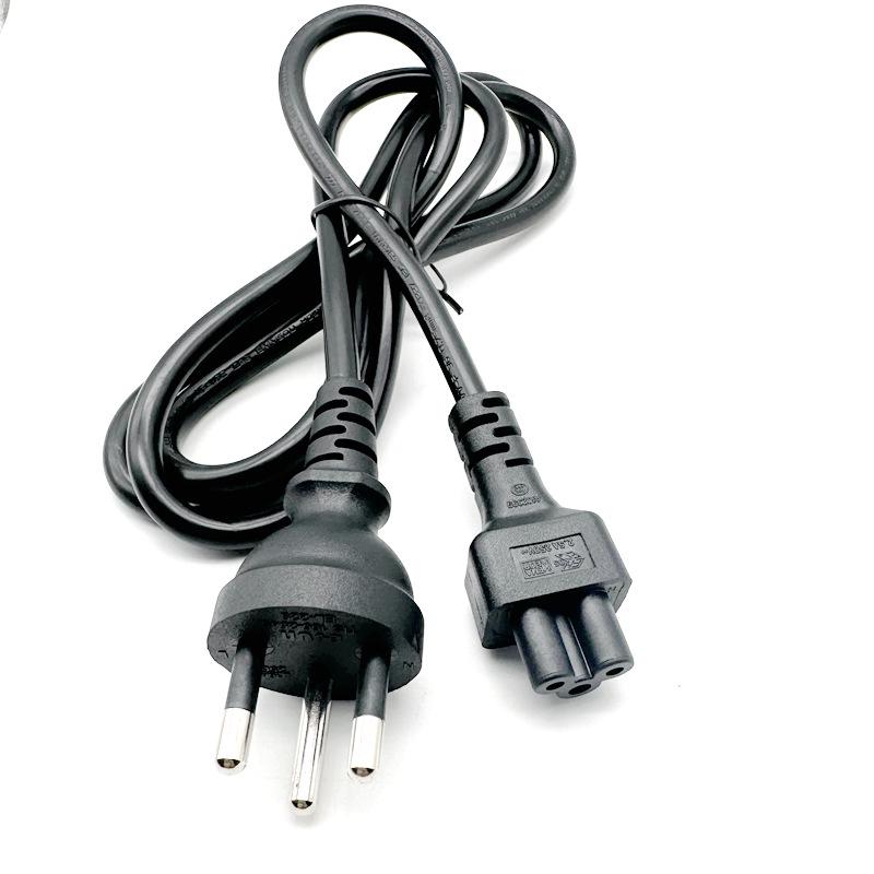 TISI Certified Thai Power Cord with Three-Pin C13 & Two-Pin C5 Connectors