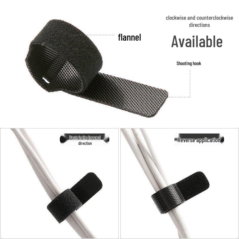 Velcro Cable Organizer Ties for Earphones, Data, Network, and Charging Cables