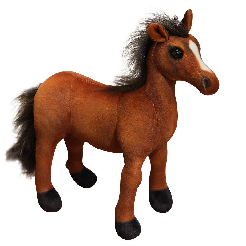 Simulation Pony Tierkreis Pferd Puppe Jahr Plüschtier Pony Zebra Puppe Kinder Beruhigende Stoffpuppe