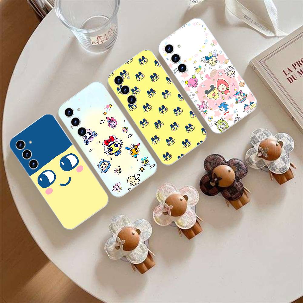 Cute T-tamagotchi-S Anti-Fingerprint Transparent Phone Case For Samsung Galaxy A52,A12,A51,S24,S23,S22ULTRA,S21 Edge,S20LITE,Plu