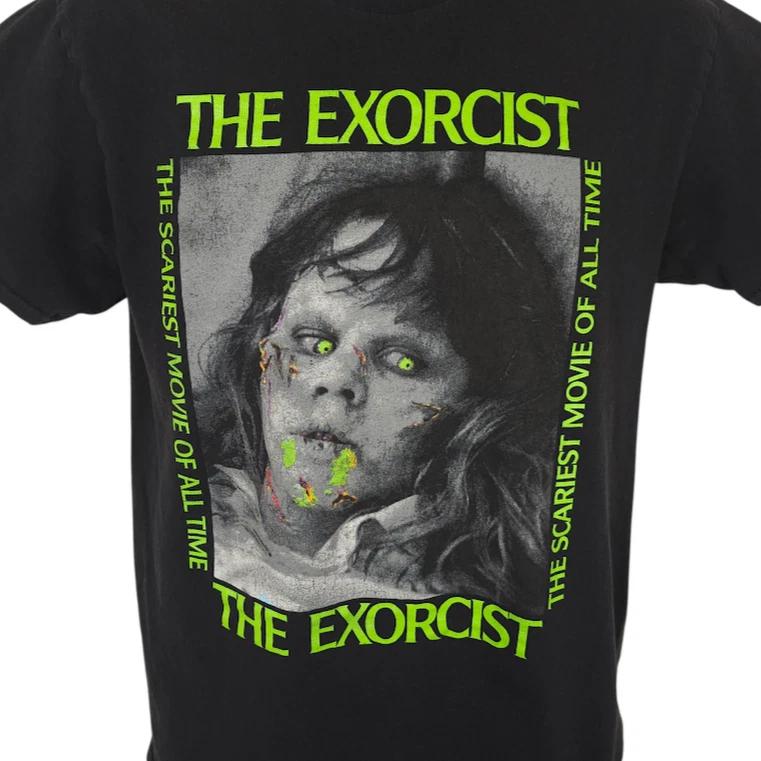 

The Exorcist T Shirt Mens Size Medium Black 70s Horror Movie Tee S