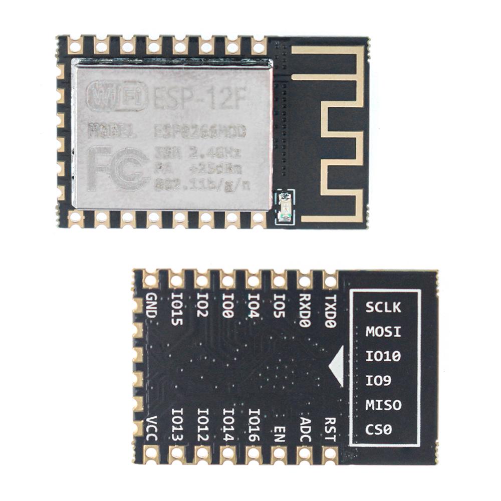 2PCS ESP8266 ESP-12E ESP-12F WiFi Serial Module Microcontroller Wireless Transceiver Remote Port Network Module