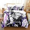 Anime Bleach Duvet Cover Set Single Twin Full Queen King Size Comforter Decorative Bedding Set with Zipper for Girls Boys Kids