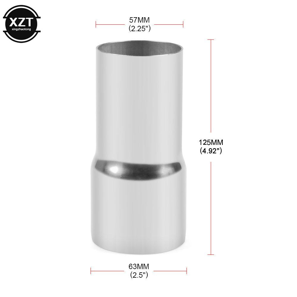 Univerzální nerezová ocelová standardní reduktorová trubka pro automobily 51-67 mm, 76 mm, 63 mm, 60 mm až 63 mm, 57 mm, 52 mm, 50 mm