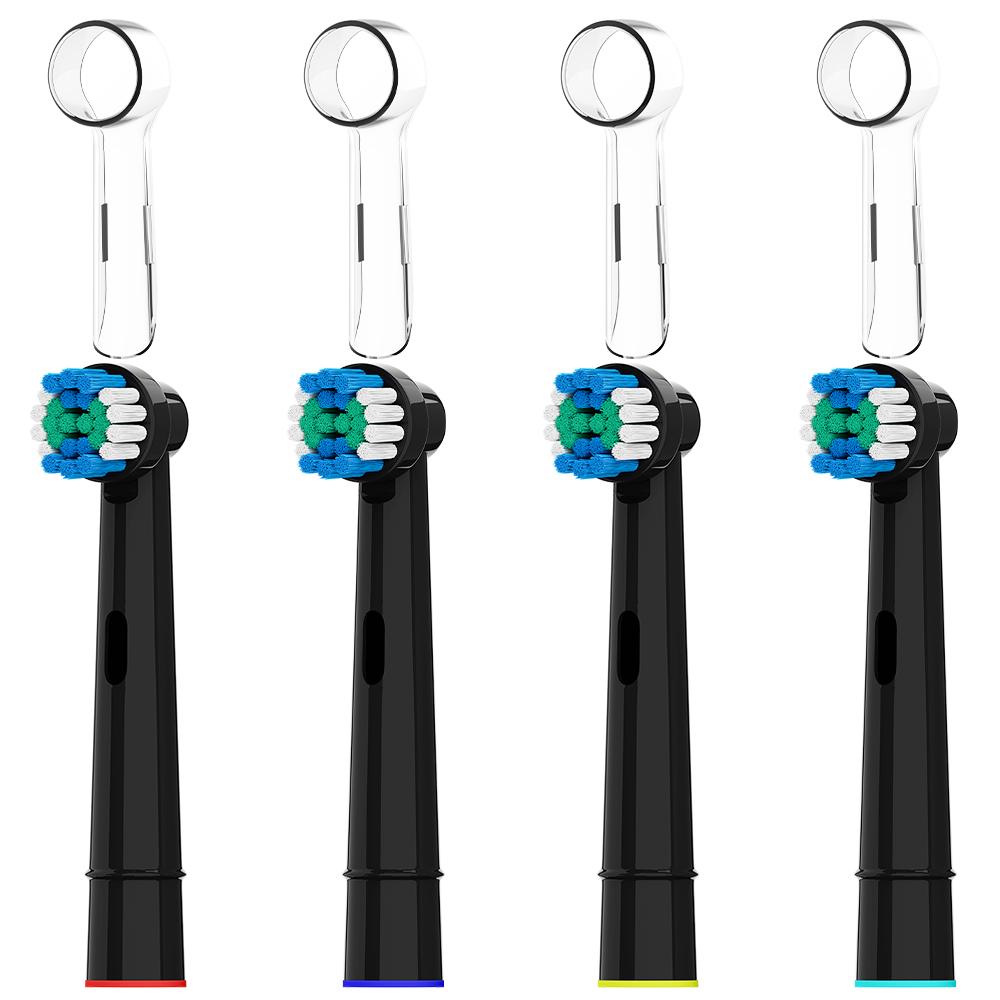 

Professional Replacement Brush Heads & Toothbrush Head Covers for Home and Travel, Compatible with Oral B Electric Toothbrushes