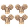 4PCS Copper Irrigation Sprinkler Gold Misting Nozzle Durable Irrigation Sprayer  Garden Irrigation