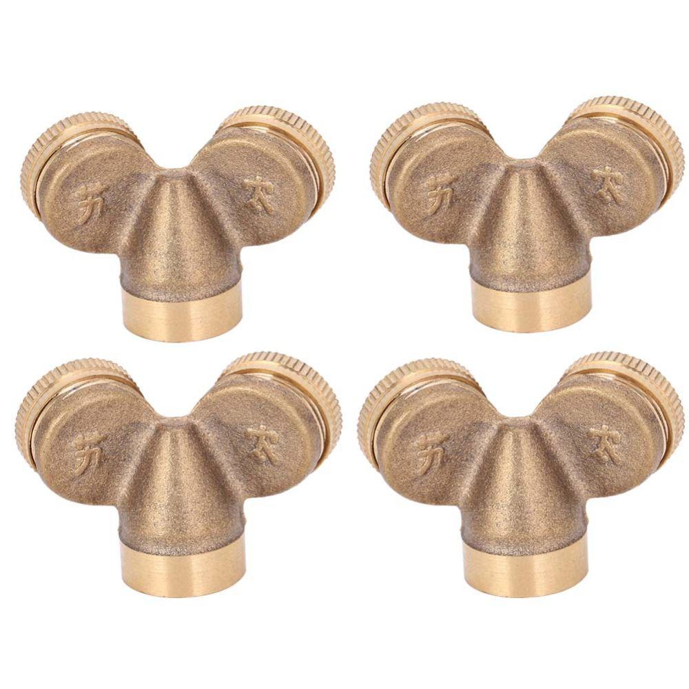 4PCS Copper Irrigation Sprinkler Gold Misting Nozzle Durable Irrigation Sprayer  Garden Irrigation