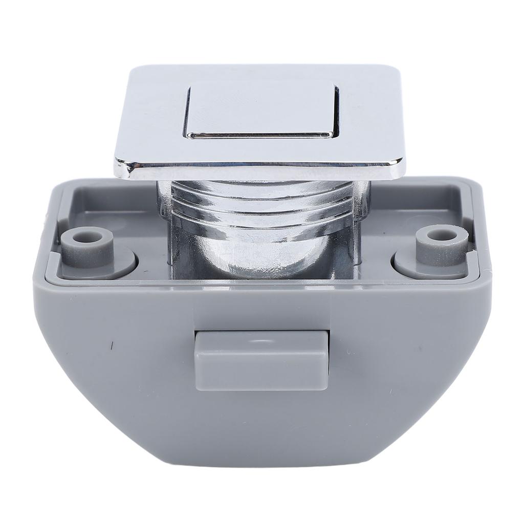 RV Push Cabinet Lock Metal Push Button Keyless Cupboard Drawer Compartment Lock Catch for Yacht Boat Campervan