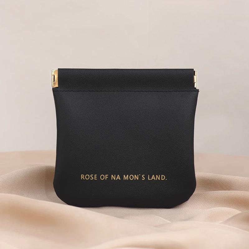 Portable Waterproof Storage Pouch with Snap Closure Multi-Functional Cosmetic Organizer for Travel and Daily Use