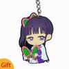 Adulti bambini Anime Demon Slayer Kimetsu No Yaiba donna Kimono Tsuyuri Kanao Costume Cosplay acconciatura farfalla