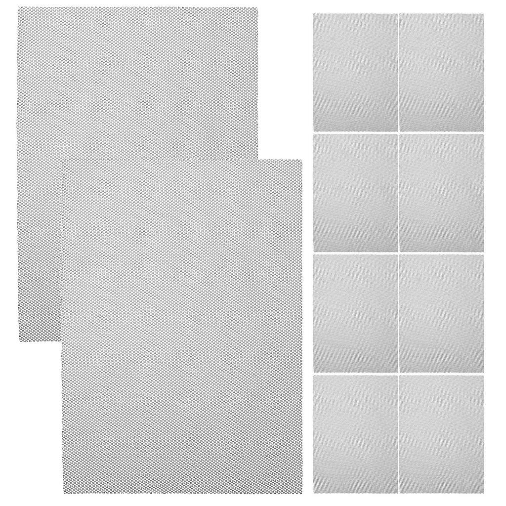 10Pcs Beast Eye Mesh Fabric Clear Breathable Lightweight Sheets for DIY Costume Mask Making Cosplay Fursuit Crafts