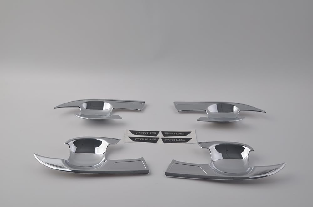 Türgriffabdeckung, Türschalenabdeckung, Seitenzierleiste, Schutzabdeckung, Zierleiste, Custom-Teile, (Silber)