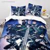 Nuovo Set Biancheria da Letto Anime L'Attacco dei Giganti Camera da Letto Morbido Copriletto Moderno Comodo Copripiumino per Bambini Coperta e Federa